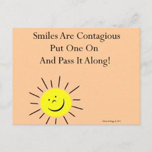 Smiles är motbjudande! vykort