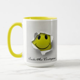 Smiles är smittsam kaffe Mugg