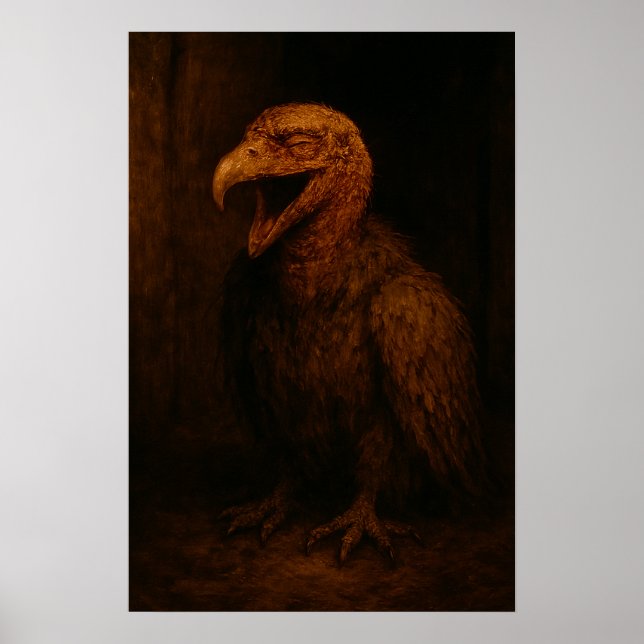 Smiles Are Free: Grinning Alleyway Vulture Poster (Framsidan)