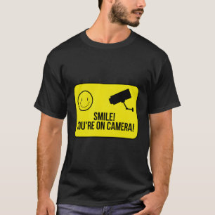 Smiles du är på kamerasynpunkt t shirt