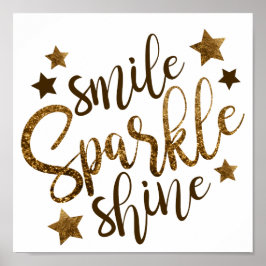 Smiles, Gnistra, Shine Matte Poster