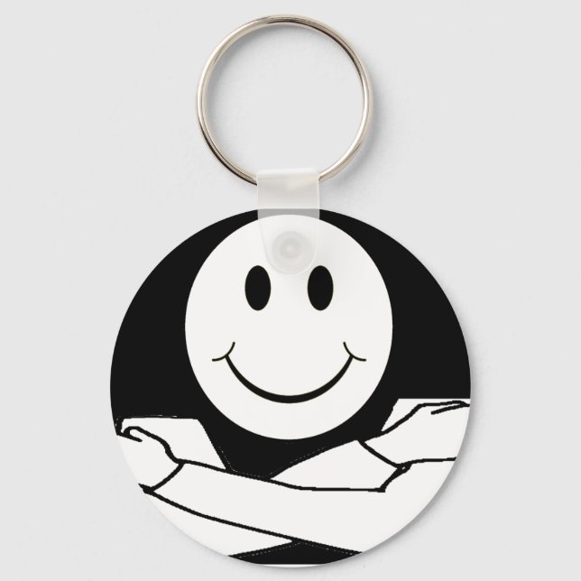 Smiles Hugs Keychain Nyckelring (Framsida)