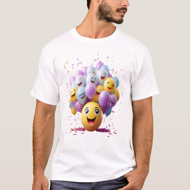 Smiles i Ansikte T Shirt (Framsida)