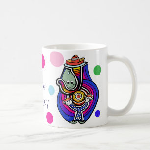 Smiles Joy Party Tecknad Art Kaffemugg