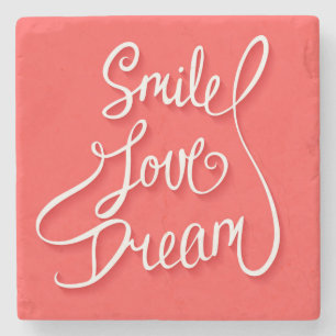 Smiles Kärlek Dream Underlägg Sten