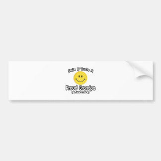 Smiles om du är en stolt morfar (som jag) bildekal