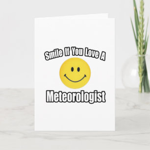 Smiles om du Kärlek en meteorolog Kort