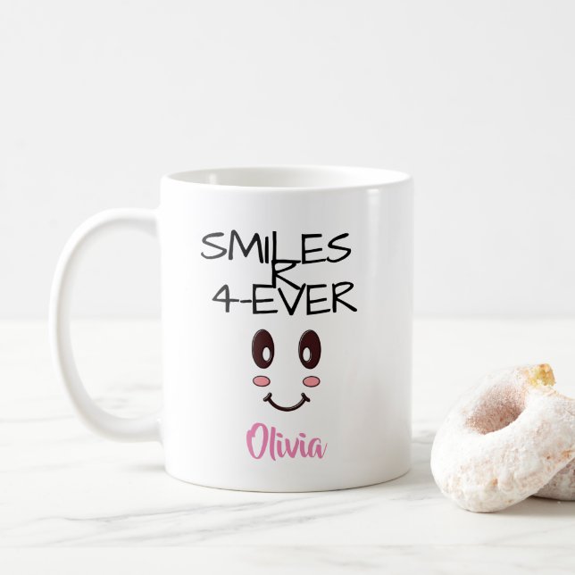 SMILES R 4-EVER (PERSONLIG) MUGG (Med munk)
