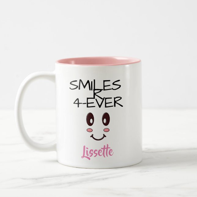 SMILES R 4-EVER (PERSONLIG) MUGG (Vänster)