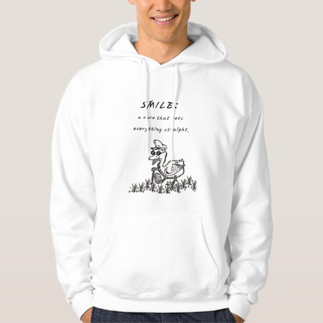 SMILES SOM CURE HOODIE (Framsida)