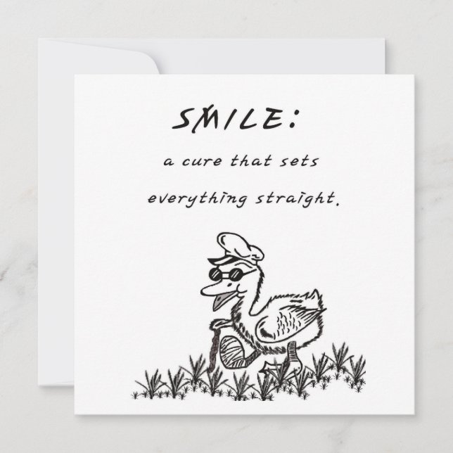 SMILES SOM CURE JULKORT (Framsida)