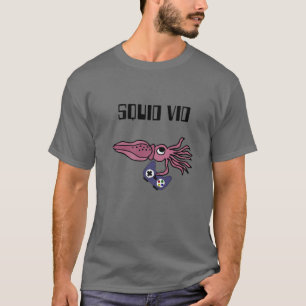 Smilesanim Funny Lila Squid Play Video Game C T Shirt