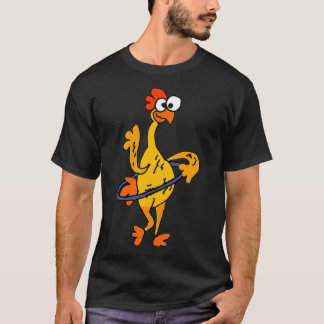 SmileteesFunny Funny Rubber Chicken Hula Hoop T Shirt