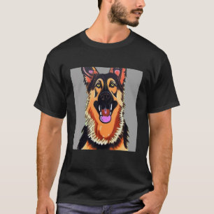 Smileteespets German Shepherd Puppy Hund Art T Shirt