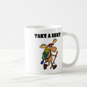 Smileteessports Roligt Ta En Promenad Älg Vandring Kaffemugg