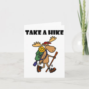 Smiletesporteveny Ta en hike Moose Hiking Kort