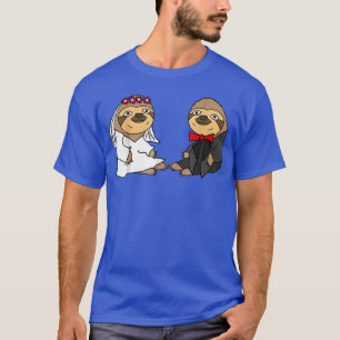 Smiletodaytees Rolig Brud och Brudgum Bröllop Dovh T Shirt