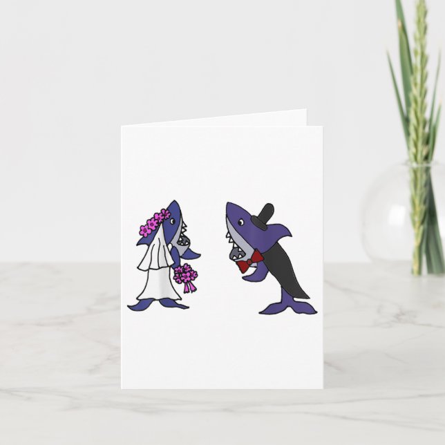 Smiletodayytter - underbart hajstam och -groom_1 kort (Framsida)
