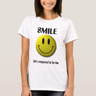 Smiley-1 LEENDE, förment liv att vara roligt Tee