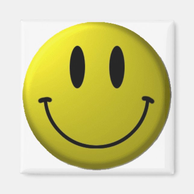Smiley-ansikte Magnet (Framsidan)