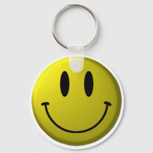 Smiley-ansikte Nyckelring