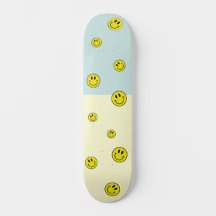 Smiley Bear glad ansikte skateboard 