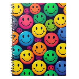Smiley Button Notebook  Anteckningsbok