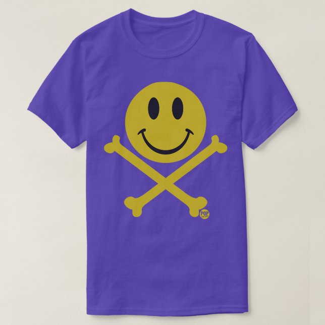 SMILEY CROSSBONES T SHIRT (Design framsida)