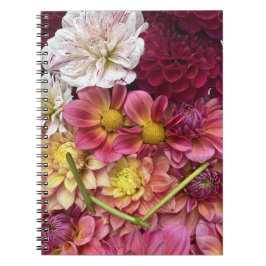 Smiley face Flower Notebook Anteckningsbok