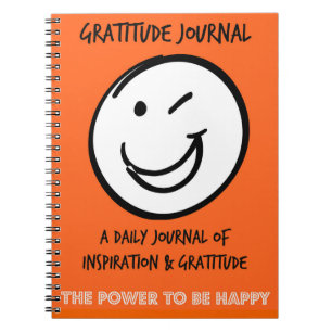 SMILEY FACE GRATITUDE JOURNAL ANTECKNINGSBOK