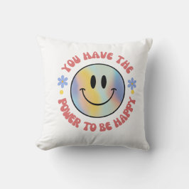 SMILEY FACE HAPY PILLOW KUDDE