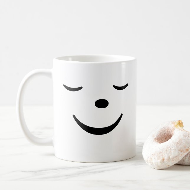 Smiley face kaffemugg (Med munk)