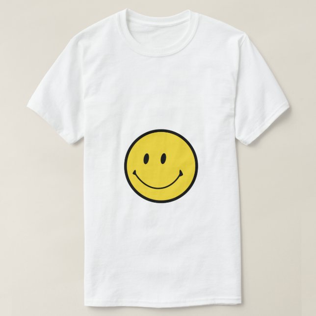 Smiley face Logotyp T-Shirt (Design framsida)