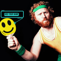 Smiley face Ping Pong Paddle