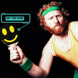 Smiley face Ping Pong Paddle Pingisracket