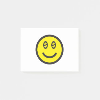$$$ Smiley face Post-it Block
