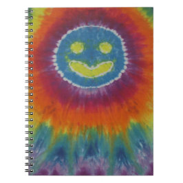 Smiley face Tie Dye Anteckningsbok