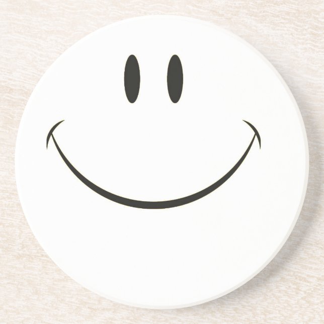 Smiley face underlägg sandsten (Framsidan)