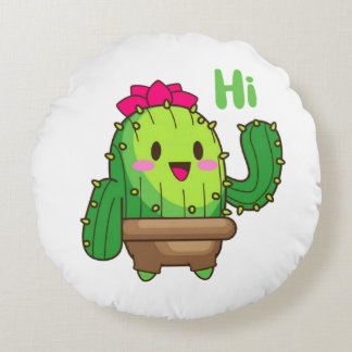 Smiley Kaktus Kudde – Hello Plant Design