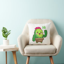 Smiley Kaktus Kudde – Hello Plant Design