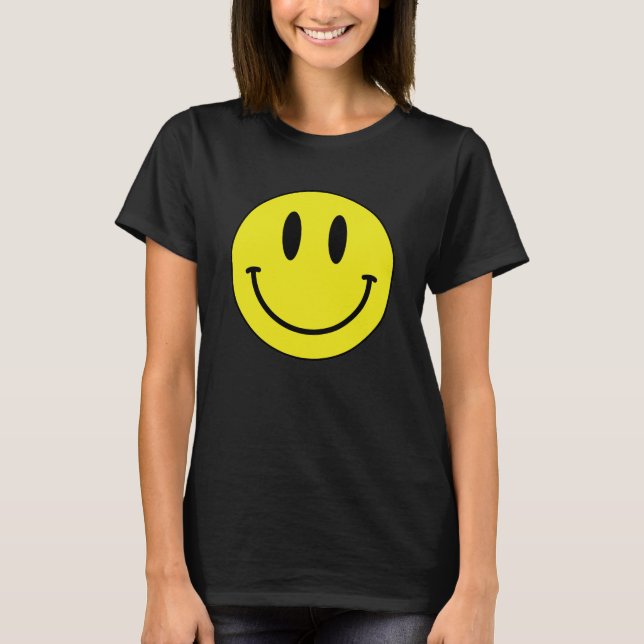 SMILEY LYCKLIG ANSIKTE T-SHIRT (Framsida)