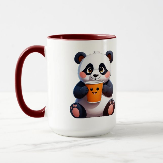 Smiley Panda Classic Mugg, 11 oz Mugg (Vänster)