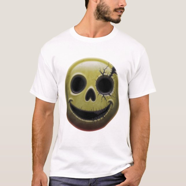 Smiley Skull T-Shirt (Framsida)