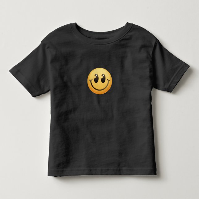 Smiley Småbarn Bra Jersey T-shirt (Framsida)