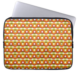 Smiley Vintage Retro Pattern No. 02 Laptop Fodral