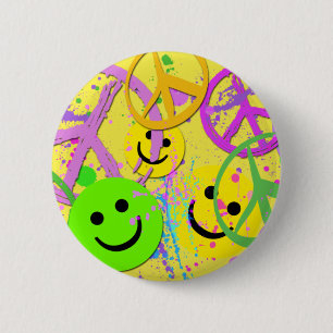 SMILEYS OCH FREDSSYMBOLER KNAPP