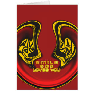 Smilgud Kärlek Du vackra Fantastisk-textcitat Hälsningskort