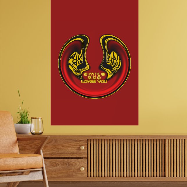 Smilgud Kärlek Du vackra Fantastisk-textcitat Poster (Vardagsrum 2)