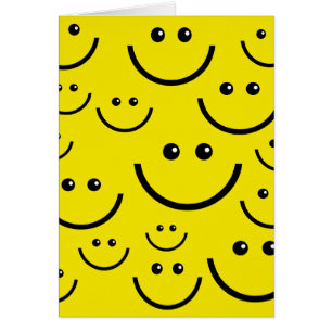 Smilie Ansikte Background Hälsningskort