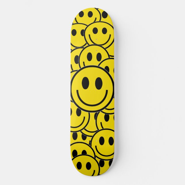 Smilie Ansikte Cruiser Skateboard (Framsida)